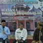 Direktur PAM Tirta Karajae Parepare, Firdaus Djollong, sedang memberikan pemahaman tentan pelayanan air bersih di kegiatan tesebut