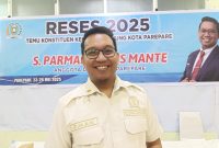 Anggota DPRD Parepare Parman Agus Mante 