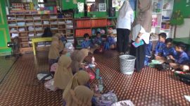 Suasana siswa TK negeri Bandar Madani  kota Parepare, Sulsel saat sedang istirahat