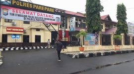 Suasana Mapolres Parepare, Sulawesi selatan