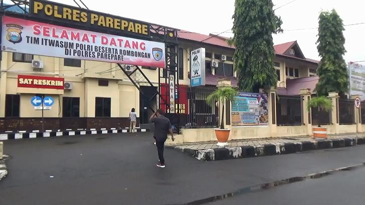 Suasana Mapolres Parepare, Sulawesi selatan