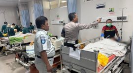 Korban kecelakaan lalu lintas yang terjadi pada hari ini kamis, 7 Mei 2025, sekitar pukul 10.30 WIB di Desa Kalijambe, Kecamatan Bener, Kabupaten
Purworejo, Jawa Tengah. sedang mendapat perawatan intensif dan telah dijamin oleh Jasa Raharja
