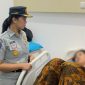Salah satu korban kecelekaan di rawat di saah satu rumah sakit