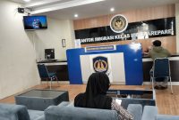 Pelayanan di kantor Imigrasi kelas II TPI Parepare, Sulawesi selatan