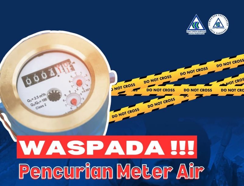 Imbauan PAM Tirta Karajae kota Parpare, Sulsel tentang waspada pencurian meteran air