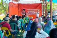 Anggota DPRD Parepare, Sappe saat memberikan sambutan dalam resesnya