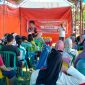 Anggota DPRD Parepare, Sappe saat memberikan sambutan dalam resesnya