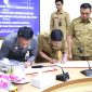 Wali Kota Parepare, Sulawesi selatan, Tasming Hamid menerima kunjungan Kepala Kantor Wilayah Kementerian Hukum dan Hak Asasi Manusia (Kemenkumham) Sulawesi Selatan