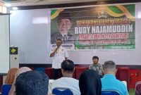 Anggota DPRD Kota Parepare, Sulawesi selatan, Rudy Najamuddin, menggelar kegiatan reses di Café Lagota, Sabtu, 24 Mei 2025