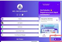 Tampilan utama Aplikasi Chatbot