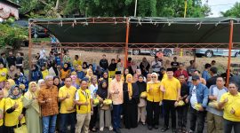 Pengurus Daerah (DPD) Partai Golkar Kota Parepare, Sulawesi selatan, menggelar pemotongan hewan kurban 