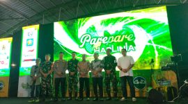 Foto bersama jajaran stakeholder dalam pembukaan Parepare Harlinia 2025 di lapangan Andi Makkasau kota Parepare, 11 Juni 2025