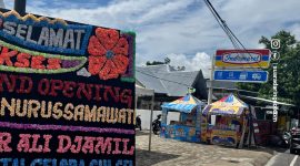 Minimarket Indomaret di Jalan Nurussamawati kota Parepare, Sulawesi selatan, kembali beroperasi. 