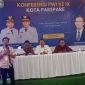 Ketua terpilih Fatahuddin saat memberikan sambutan dalam konferta
