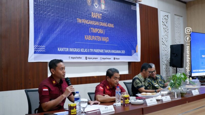 rapat bersama Tim Pengawasan Orang Asing (TIMPORA) tahun anggaran 2025.