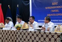 Imigrasi kelas II TPI Parepare, Sulawesi selatan, menggelar rapat bersama Tim Pengawasan Orang Asing (TIMPORA) tahun anggaran 2025 di kabupaten Soppeng, Sulawesi selatan