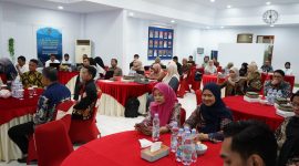 Suasana kegiatan Sosialisasi Peningkatan Kompetensi Pengelolaan Arsip Dinamis Berbasis Digital melalui Aplikasi SRIKANDI, Jumat, 11 Juli 2025.