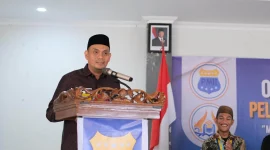 Wakil Wali Kota (Wawali) Parepare, Sulawesi selatan.  Hermanto, mewakili Wali Kota Tasming Hamid, secara resmi membuka Pelatihan Kader Lanjut (PKL) Pergerakan Mahasiswa Islam Indonesia (PMII) Parepare di Balai Ainun Habibie