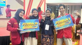 Tim FIKP Unhas yang berasal dari Program Studi Teknologi Hasil Perikanan (THP), sukses meraih dua penghargaan yakni Juara 3 Karya Tulis Ilmiah dan Juara 1 Poster Kemaritiman 