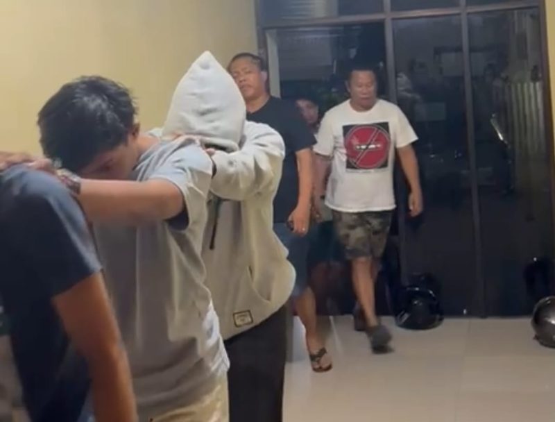 Terduga pelaku penganiayaan Mahasiswa ditahan di  Mapolres Parepare