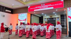 Suasana pelantikan pengurus DPC PIM Parepare, di gedung Auditorium kota Parepare, Rabu, 27 Agustus 2025 