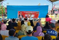 Anggota DPRD Parepare, Sappe saat memberikan penjelasn dalam resesnya