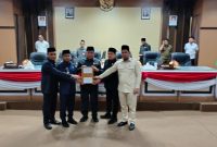 Penyerahan persetujuan Ranperda APBD-P menjadi perda tahun anggaran 2025