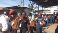 Deportasi 139 Pekerja Migran Indonesia dar Malaysia tiba di pelabuhan Nusantara Parepare