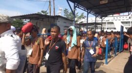 Deportasi 139 Pekerja Migran Indonesia dar Malaysia tiba di pelabuhan Nusantara Parepare