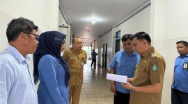 Wakil Wali Kota Parepare, Hermanto, mengunjungi Kantor PAM Tirta Karajae kota Parepare