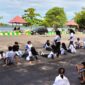 Atlet Kei Shin Kan tengah berlatih untuk persiapan kejuaraan Kemenpora di Makassar, november 2025 mendatang