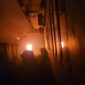 Kebakaran di gudang, Kantor Dinas Pemberdayaan Masyarakat Desa [PMD] Kabupaten Pinrang, 