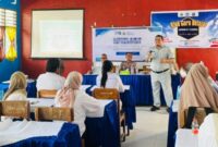 Penanggung Jawab Jasa Raharja Samsat Pinrang, Amirullah, menyampaikan informasi kepada para guru mengenai data korban kecelakaan yang didominasi oleh usia pelajar yaitu tingginya angka kecelakaan usia sekolah dan tingginya kecelakaan di jam Sekolah baik pergi dan pulang