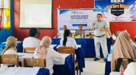 Penanggung Jawab Jasa Raharja Samsat Pinrang, Amirullah, menyampaikan informasi kepada para guru mengenai data korban kecelakaan yang didominasi oleh usia pelajar yaitu tingginya angka kecelakaan usia sekolah dan tingginya kecelakaan di jam Sekolah baik pergi dan pulang