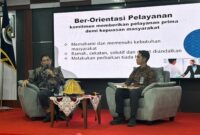 Sosialisasi Peningkatan Kompetensi ASN dengan mengusung tema “Penguatan Etika, Disiplin, dan Kinerja ASN”, di Aula Kantor Imigrasi Kelas II TPI Parepare, Kamis 13 November 2025 