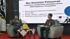 Sosialisasi Peningkatan Kompetensi ASN dengan mengusung tema “Penguatan Etika, Disiplin, dan Kinerja ASN”, di Aula Kantor Imigrasi Kelas II TPI Parepare, Kamis 13 November 2025 