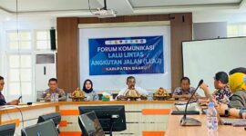 Jasa Raharja Cabang Parepare menginisiasi pelaksanaan Forum Komunikasi Lalu Lintas dan Angkutan Jalan (LLAJ) Kabupaten Barru 