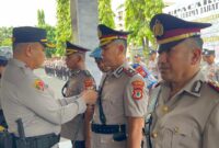 Kapolres Parepare, Akbp. Indra Waspada Yuda memimpin sertijab