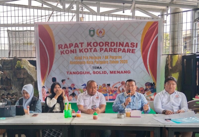 Suasana Rakor KONI Parepare 