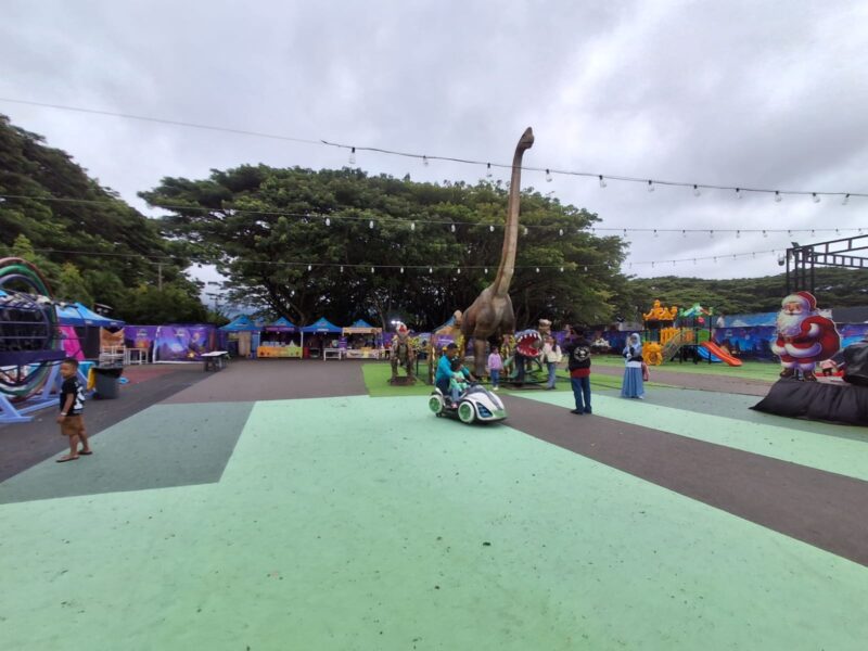 Suasana Planet Dino saat di Polman Sulbar belum lama ini