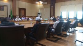 Suasana pertemuan di ruang rapat wali kota Parepare terkait kisruh  pembatalan ketua RW 8 terpilih