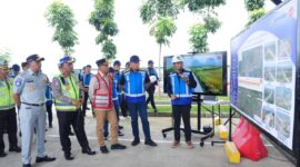 Suasana peninjauan jalur yang merupakan bagian dari rangkaian Operasi Ketupat 2026 di wilayah Daerah Istimewa Yogyakarta dan Jawa Tengah.