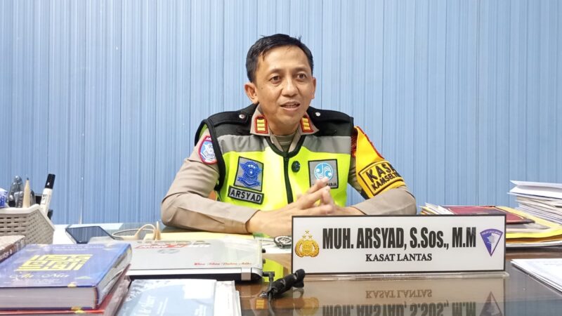 Kasat Lantas Polres Parepare, Akp. Muhammad Arsyad 