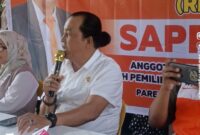 Sappe saat memberikan pengantar dalam rangka reses DPRD Parepare