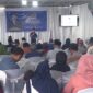 Ketua DPC Partai Demokrat Parepare, Rahmat Sjamsualam sedang memberikan materi sosialisasi 4 pilar demokrasi