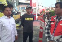 Wali kota Tasming Hamid saat memantau SPBU di Soreang