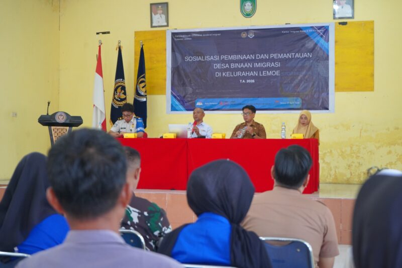 Suasana sosialisasi TPPO yang digelar Imigrasi kelas II TPI Parepare