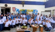 Suasana perayaan HUT ke-74 PELNI di kantor cabang PT Pelni Parepare 