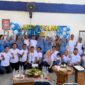 Suasana perayaan HUT ke-74 PELNI di kantor cabang PT Pelni Parepare 