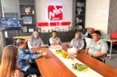 Area Head III BNI Wilayah 07, Fudjiatmoko, mengunjungi Kantor Mario Bakti Group, lantai 3 di Jalan Ganggawa, kota Parepare, dalam rangka silaturahmi perkuat kerjasama bisnis perumahan